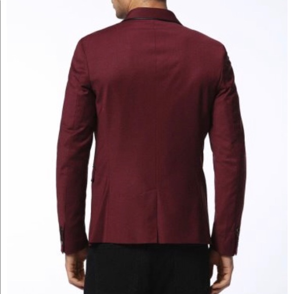 Diesel Maroon Blazer - Picture 3 of 11